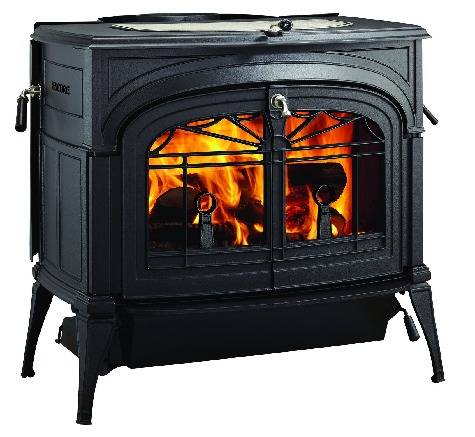 Vermont Castings Encore Wood-Burning Stove In Classic Black