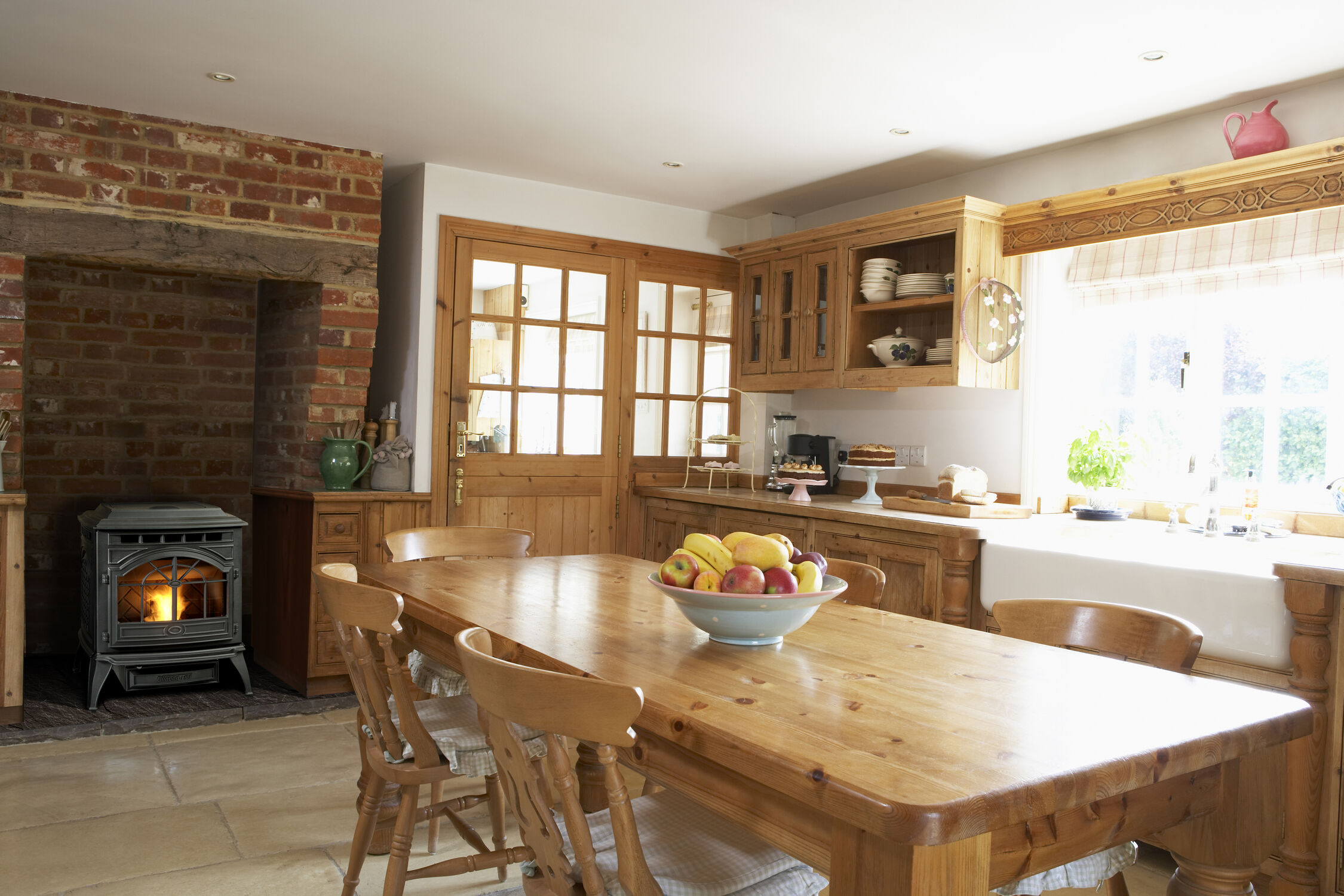 Quadra-Fire Castile Cast Iron Pellet Stove In Porcelain Twilight