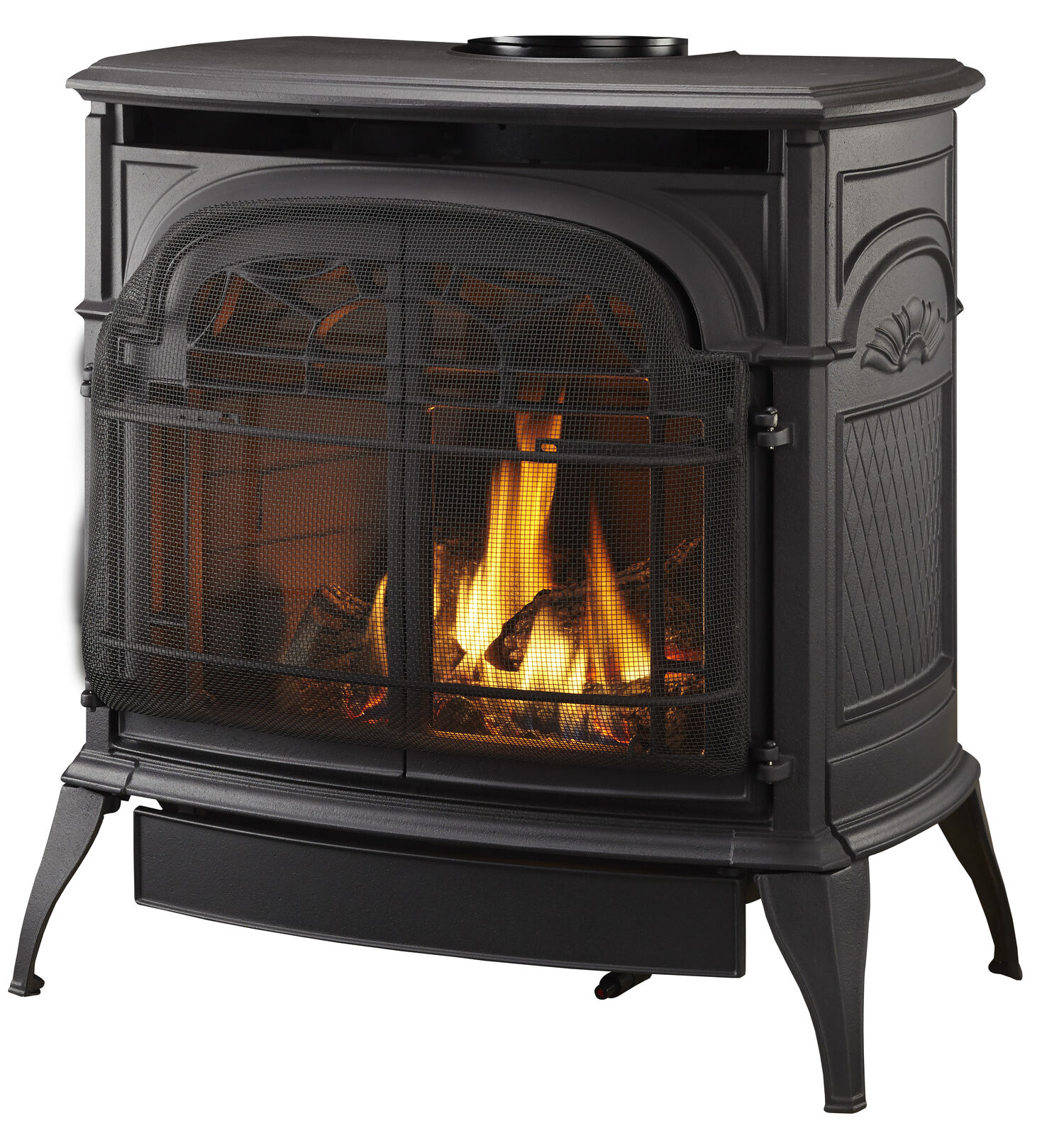 Vermont Castings Stardance Direct Vent Gas Stove In Classic Black