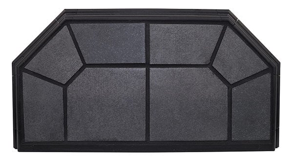 Hearth Classics Corner Classic Type 2 Hearth Pad Charcoal, 40-In x 40-In