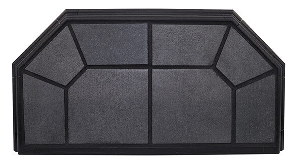 Hearth Classics Corner Classic Type 2 Hearth Pad Charcoal, 48-In x 48-In