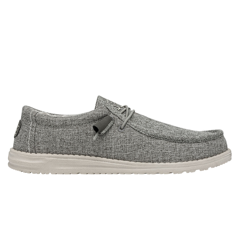 Men's Wally Linen Moc in Iron 