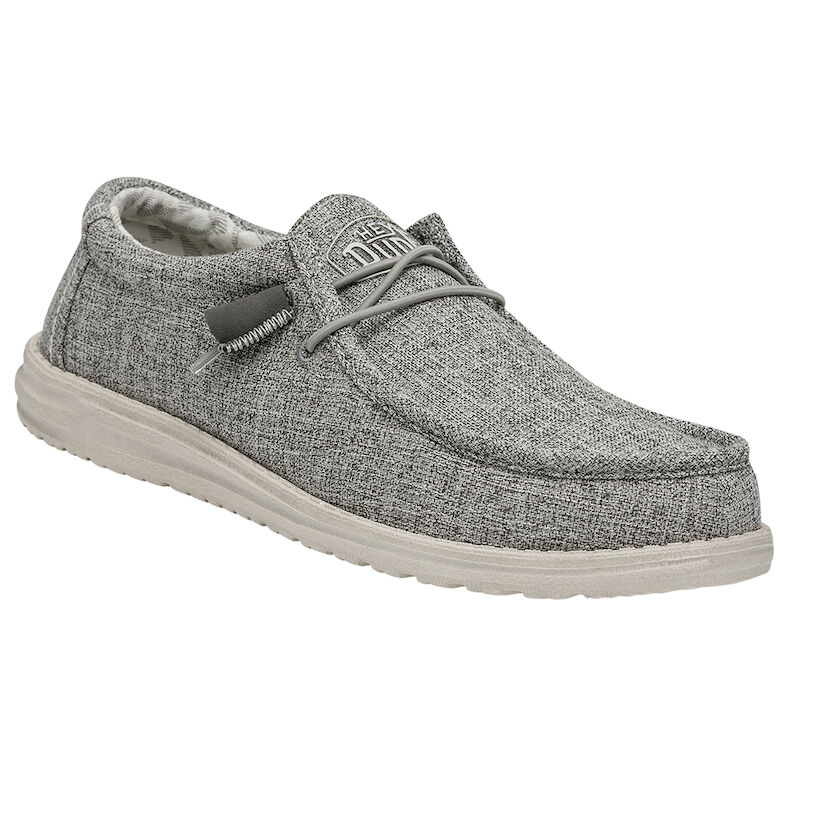 Men's Wally Linen Moc in Iron 