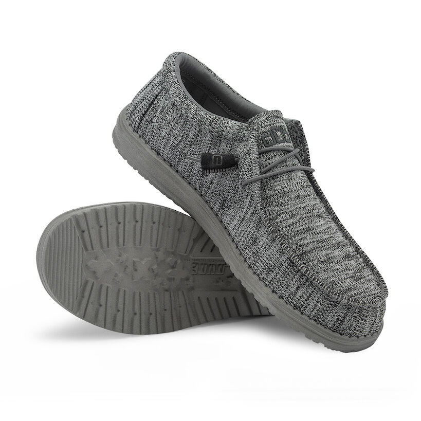 Men's Wally B Sox Moc in Grey 