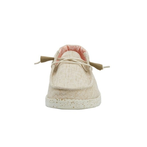 Women's Wendy Chambray Moc in White Nut
