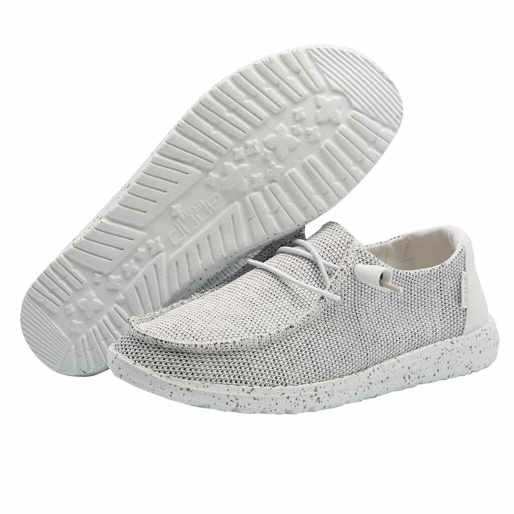 Women's Wendy Sox Moc in Stone White 