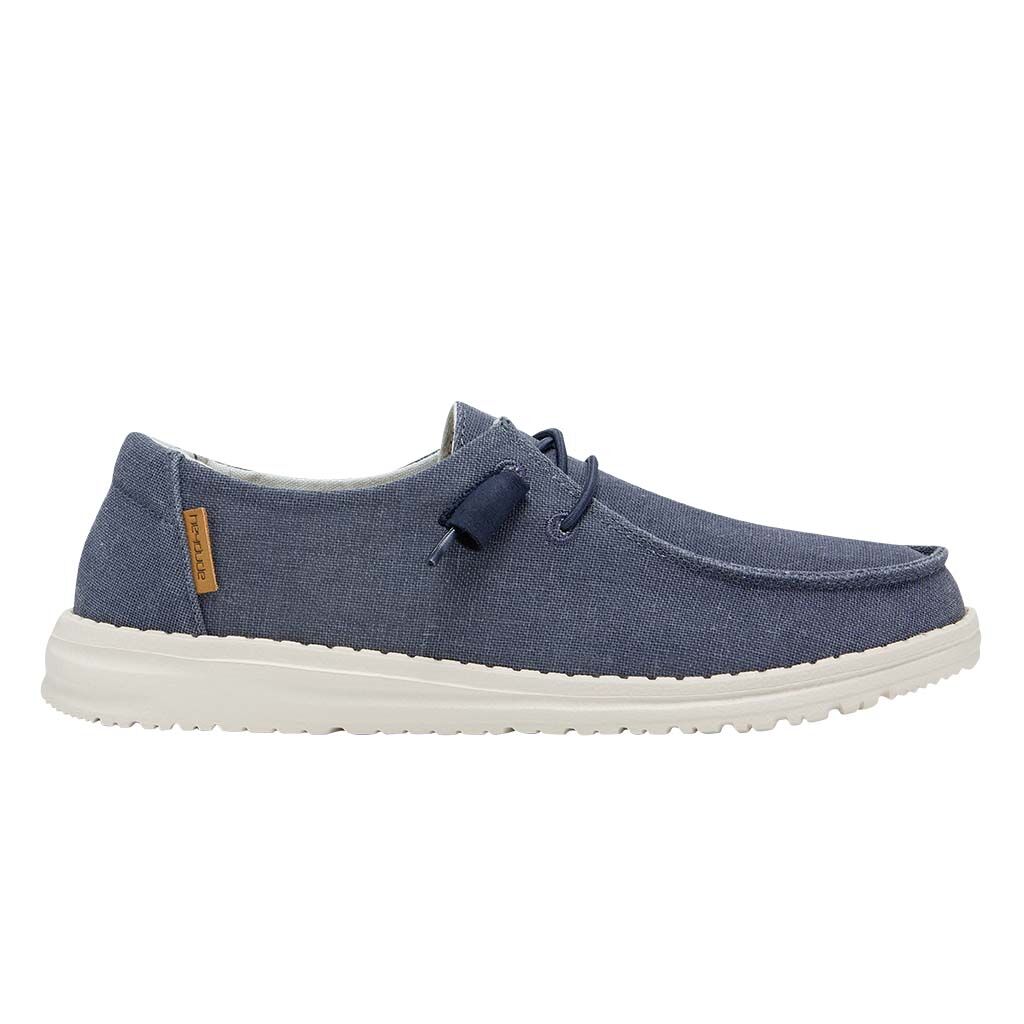 Women's Wendy Chambray Moc in Navy White