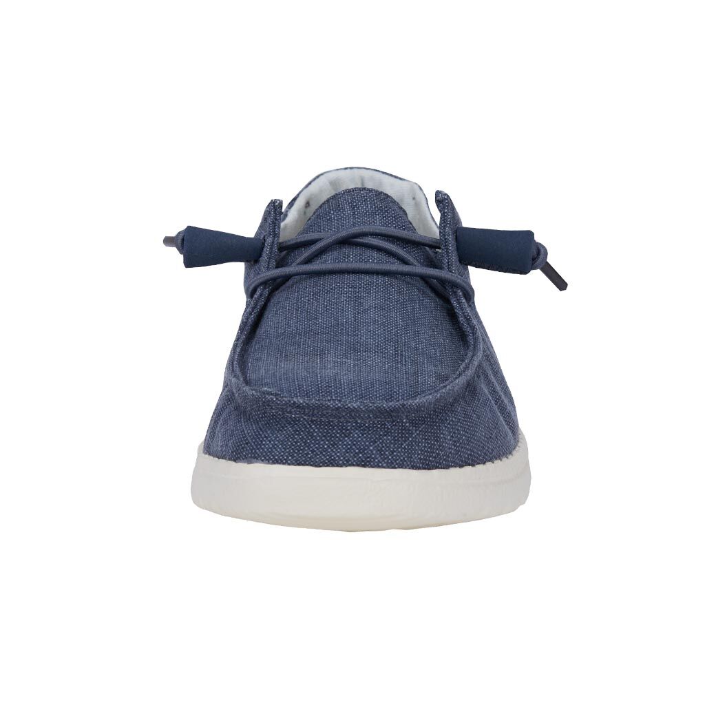 Women's Wendy Chambray Moc in Navy White