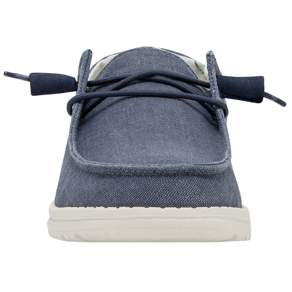 Women's Wendy Chambray Moc in Navy White