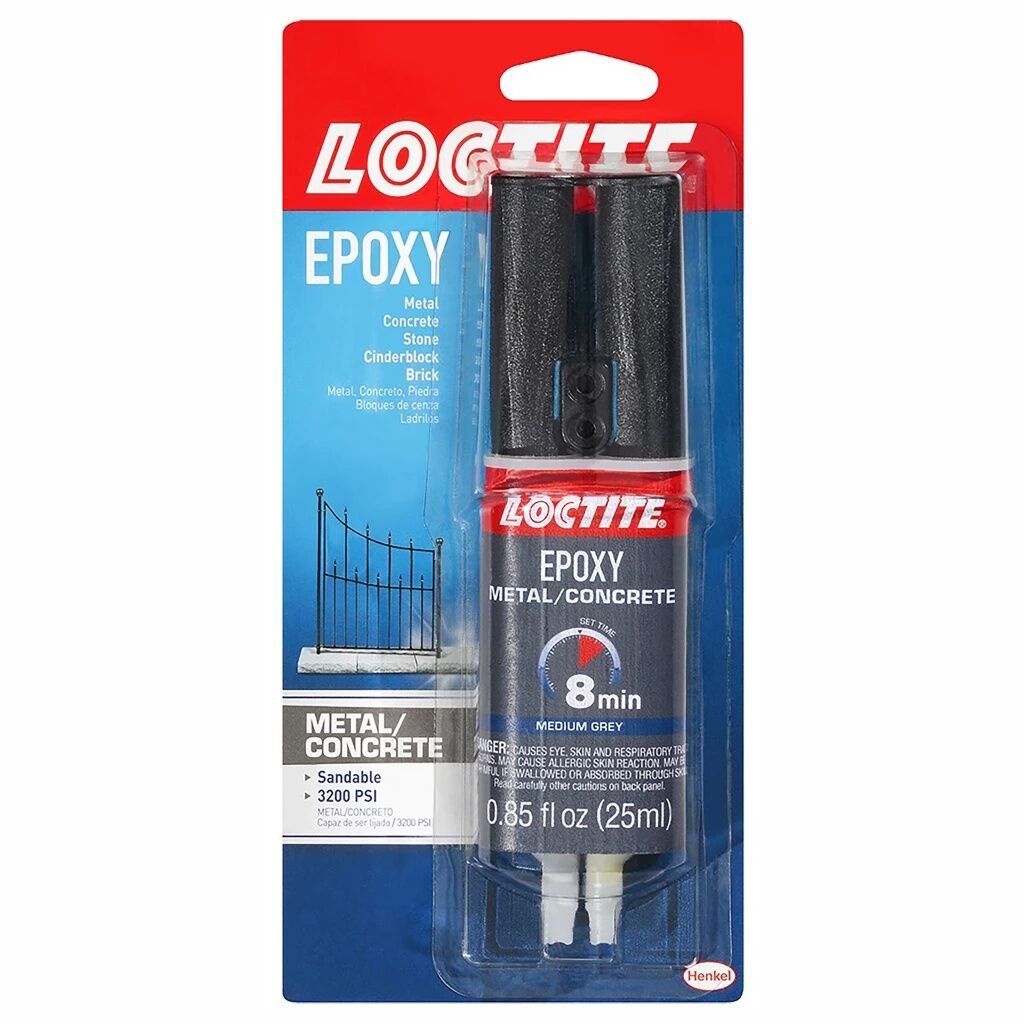 Loctite  Epoxy Metal & Concrete, .85-Oz