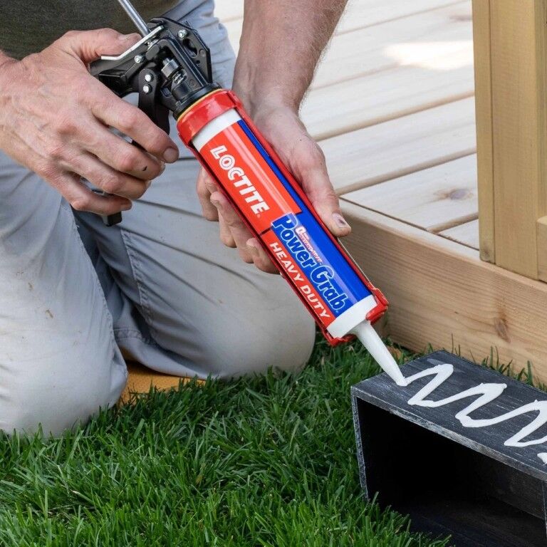 Loctite Power Grab Heavy Duty White Construction Adhesive, 9-Oz