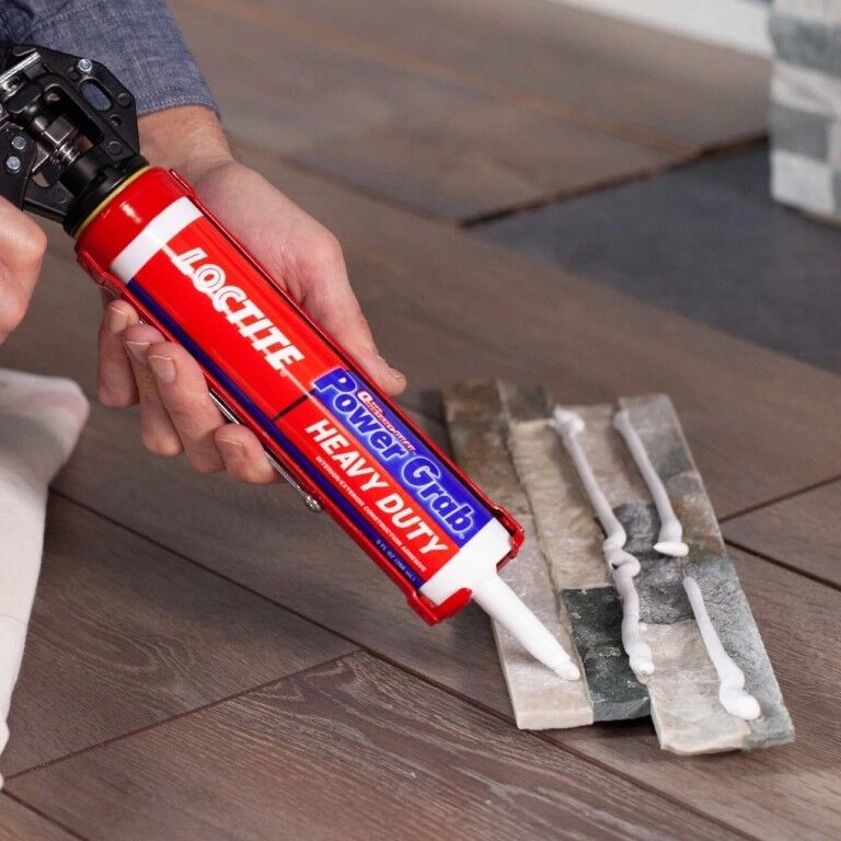 Loctite Power Grab Heavy Duty White Construction Adhesive, 9-Oz