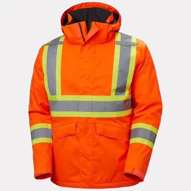 Helly Hansen Men's Alta Hi Vis Waterproof Insulated Winter Jacket CSA in Orange