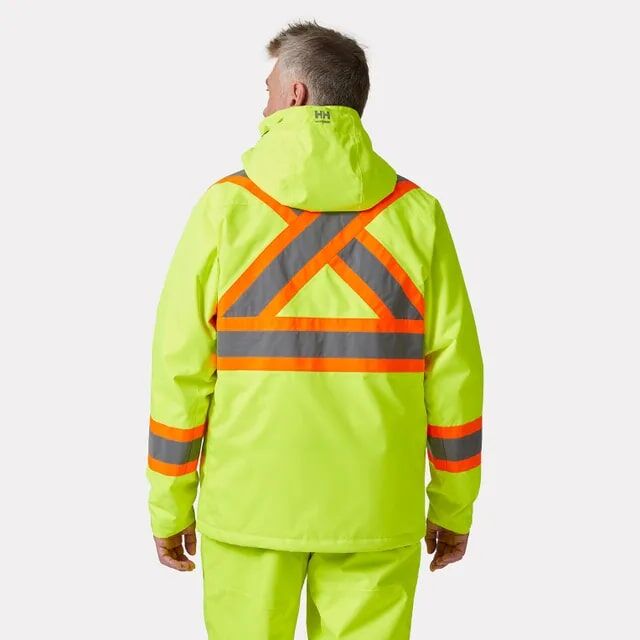 Helly Hansen Men's Alta Hi Vis Waterproof Insulated Winter Jacket CSA