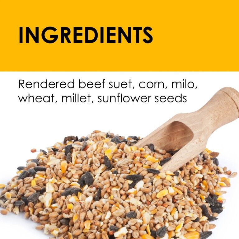 Heath Bird's Blend High Energy Suet Cake, 11.25-Oz