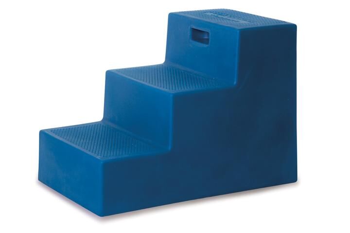 High Country Plastics Blue MS-22 Three Step Mounting Block