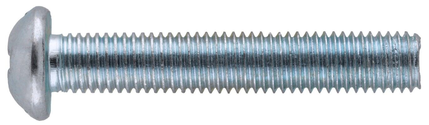 Hillman Zinc Round Head Combination Machine Screw, #8 - 32 x 1-In, 12-Pc