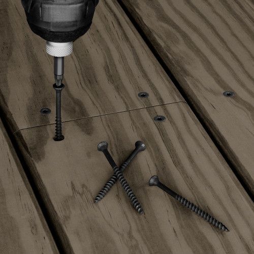 Hillman Deck Plus Black Deck Screws, #10 x 2-1/2-In, 40-Pk