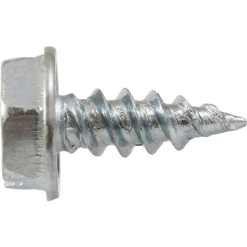 Hillman Project Center Zinc Slotted Hex Self-Piercing Screws, #6 X 3/8-In, 1-Lb