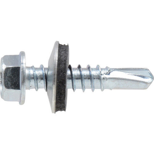 Hillman Project Center Washer Head Self Drilling Screws, #12-14 x 1-In, 1-Lb