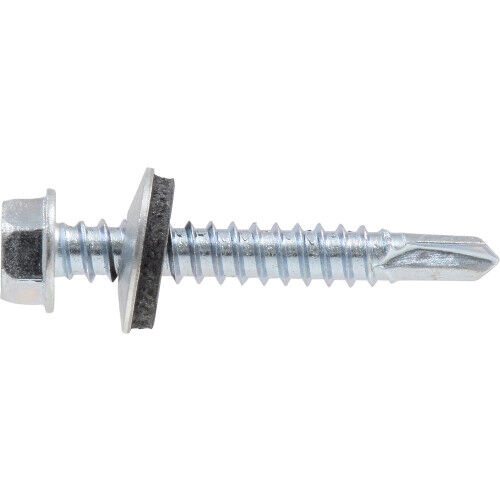 Hillman Project Center Washer Head Self Drilling Screws, #12-14 x 1-1/2-In, 68-Pk