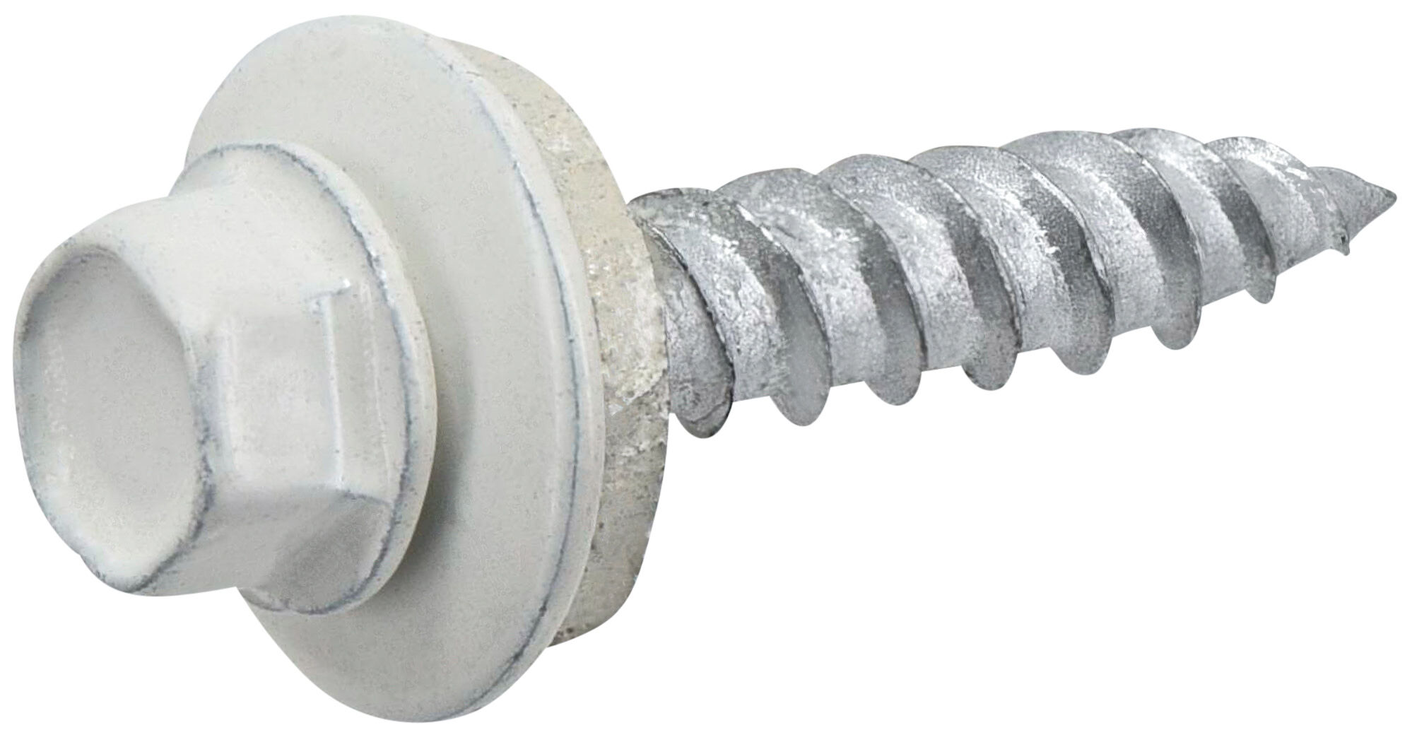 Hillman Project Center White Painted Self-Piercing Sheeter, #10 x 1-In, 1-Lb