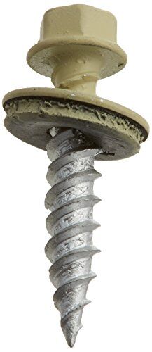 Hillman Project Center Beige Painted Self-Piercing Sheeter, #10 X 1-In