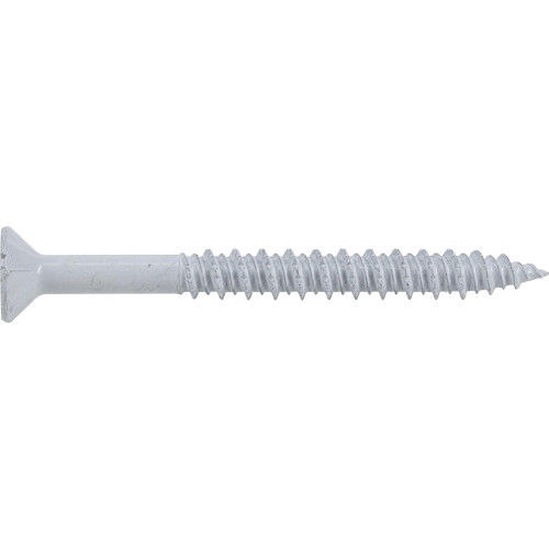 Hillman Power Pro White Flat-Head Concrete Screw Anchors, 1/4-In x 2-3/4-In, 12-Pk