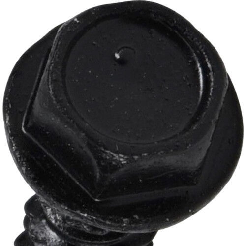Hillman Power Pro Black Hex Washer-Head Concrete Screw Anchors, 1/4-In x 1-1/4-In, 25-Pk