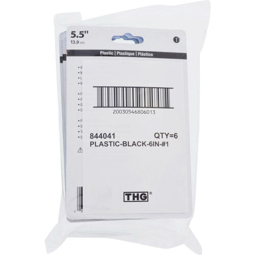 Hillman Matte Black Plastic House Number 1, 5-1/2 In