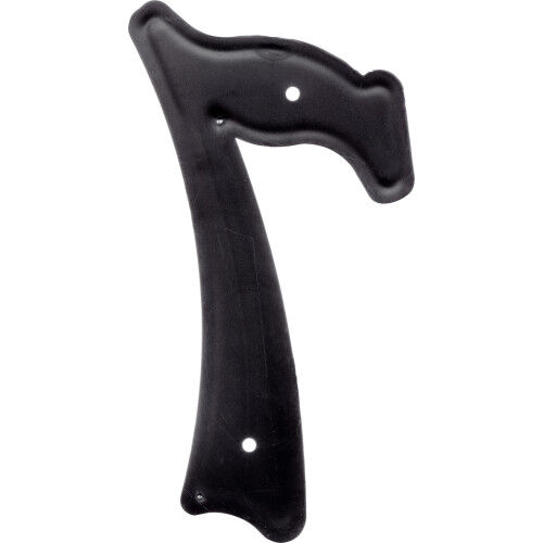 Hillman Plastic Matte Black House Number 7, 5-1/2 In