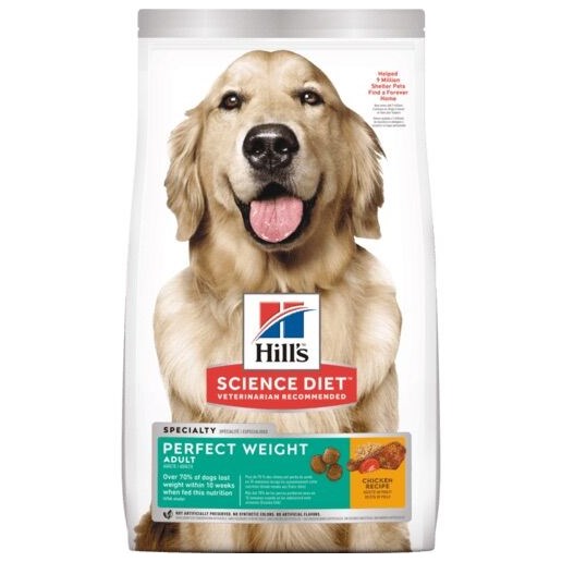 Hill's Science Diet Perfect Weight Chicken Recipe Adult Dry Dog Food, 30-Lb Bag 
