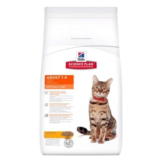 Hill's® Science Diet® Chicken Recipe Adult Dry Cat Food, 16-Lb Bag