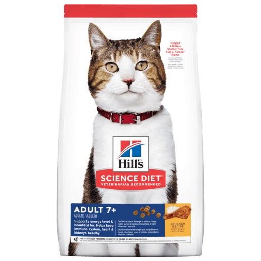 Hill's® Science Diet® Chicken Recipe Senior Dry Cat Food, 16-Lb
