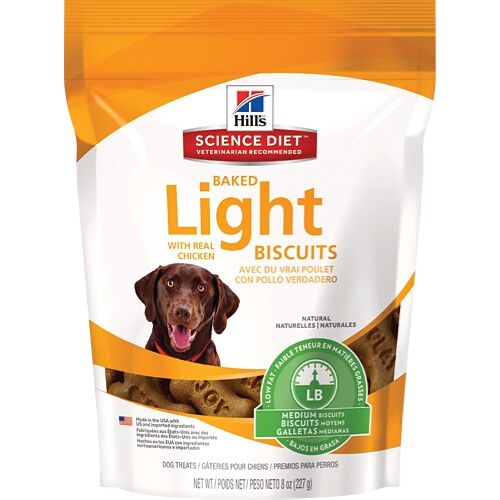 Hills Natural Baked Light Biscuits with Real Chicken Medium Dog Treats