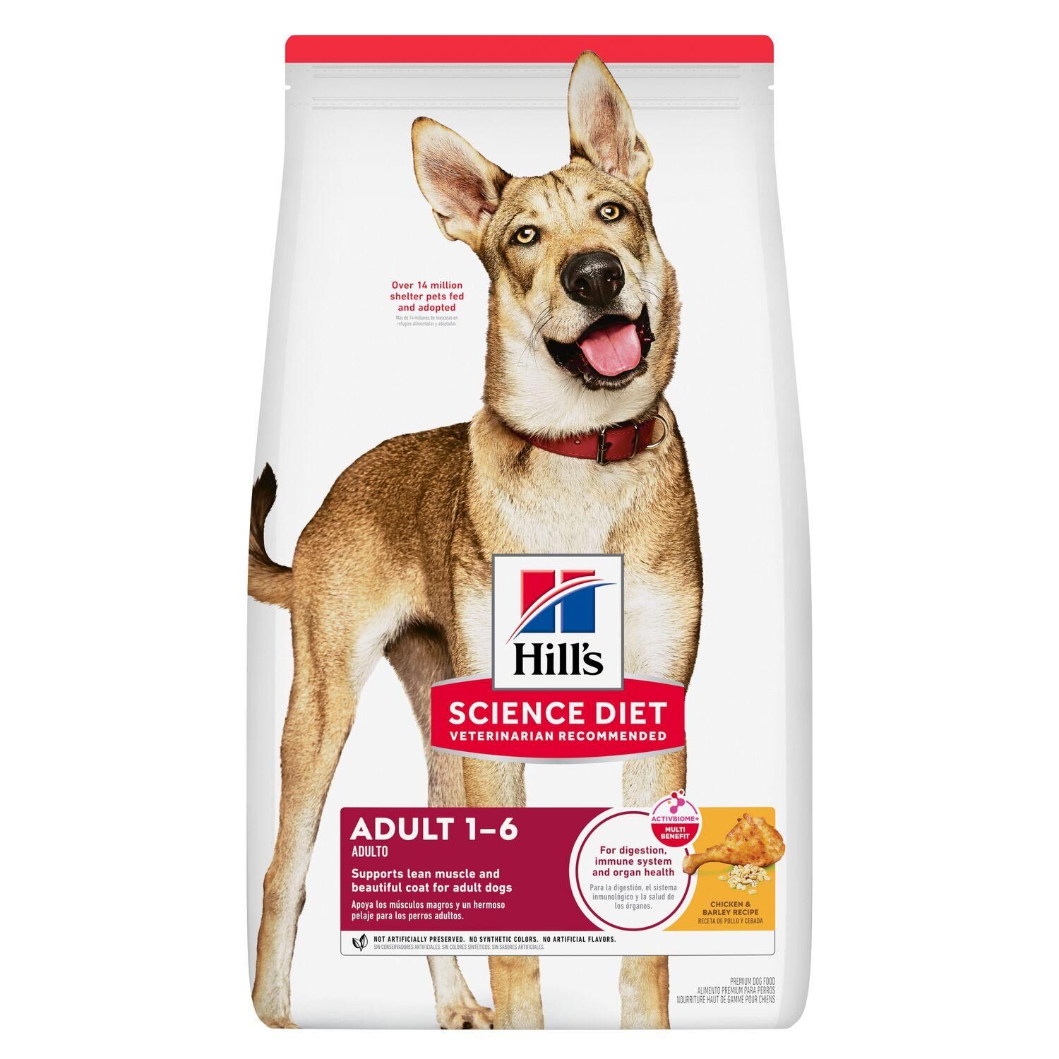 Hill's Science Diet Adult Chicken & Barley Recipe Dog Food, 35-Lb