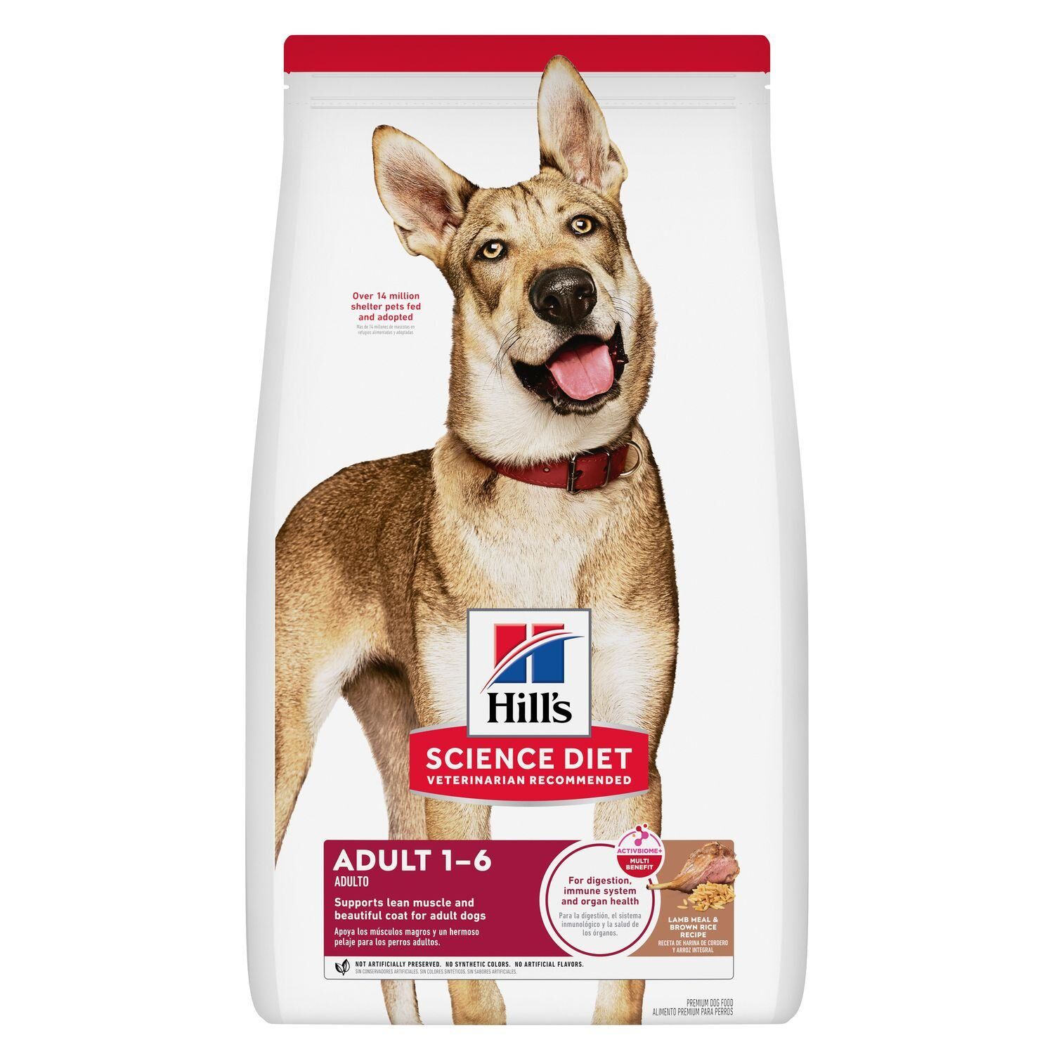 Hill's Science Diet Adult Lamb Meal & Brown Rice Recipe Dog Food, 33-Lb