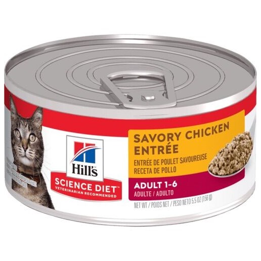 Hill's® Science Diet® Savory Chicken Entrée Adult Wet Cat Food, 5.5-Oz