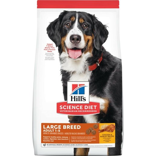 Hill's® Science Diet® Adult Large Breed Chicken & Barley Recipe Dog Food, 15-Lb
