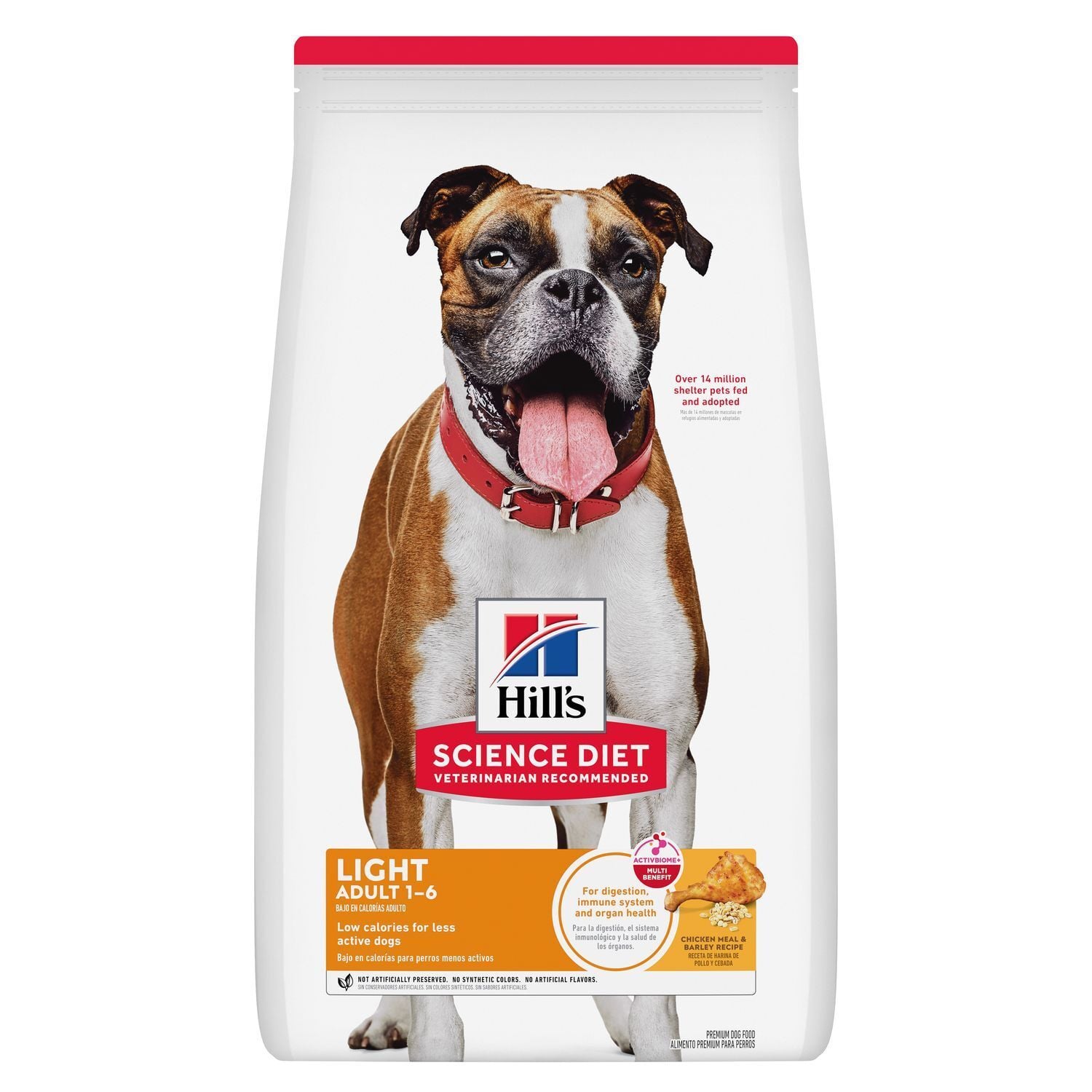 Hill's Science Diet Adult Light with Chicken Meal & Barley Dog Food, 30 lb.