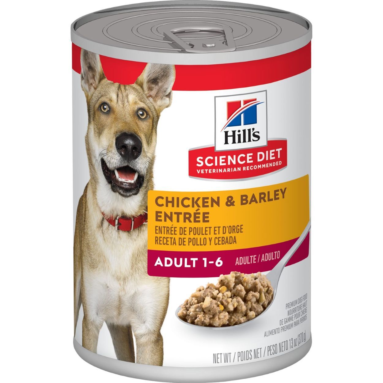 Hill's Science Diet Adult Chicken & Barley Entrée Dog Food, 13-Oz