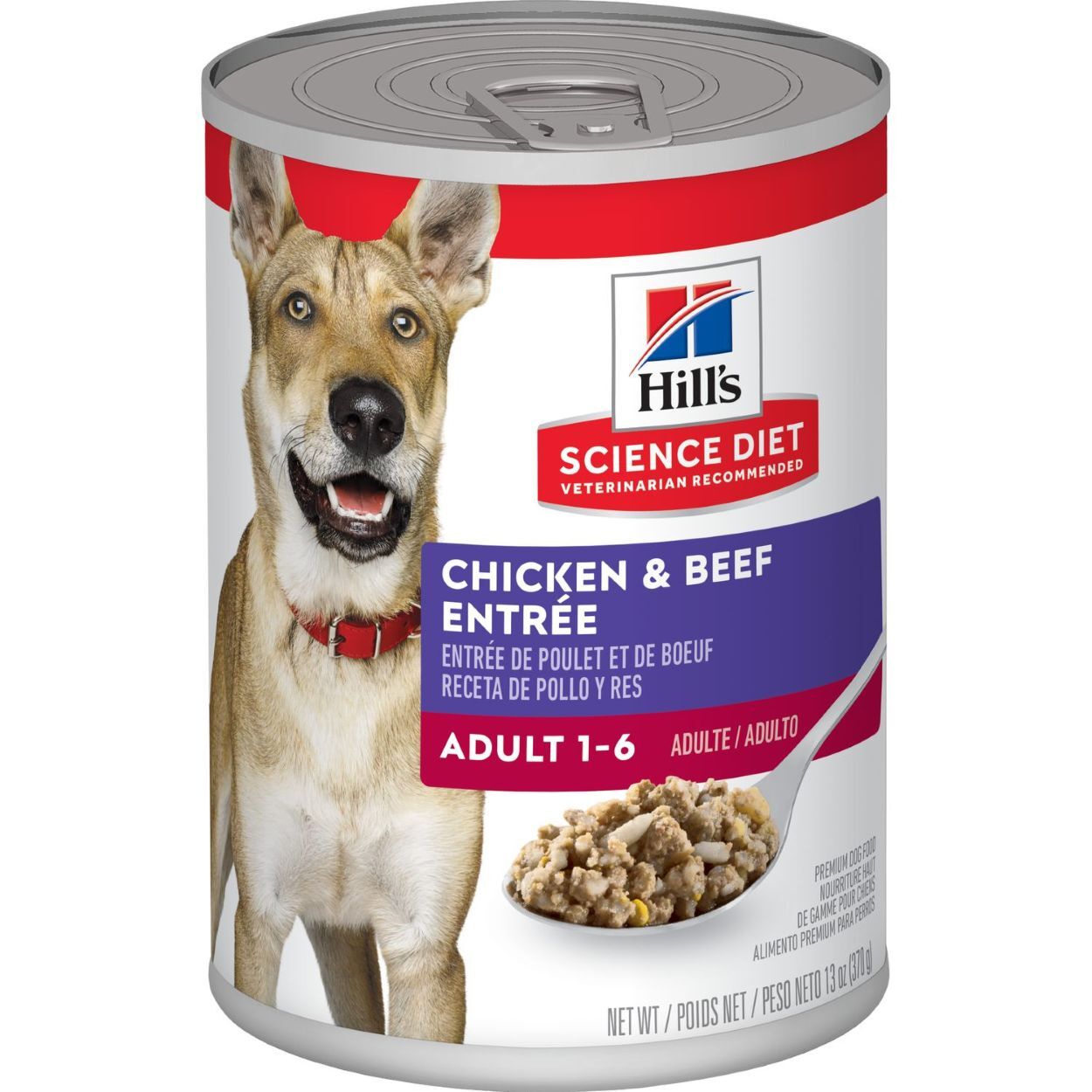 Hill's Science Diet Adult Chicken & Beef Entrée Dog Food, 13-Oz