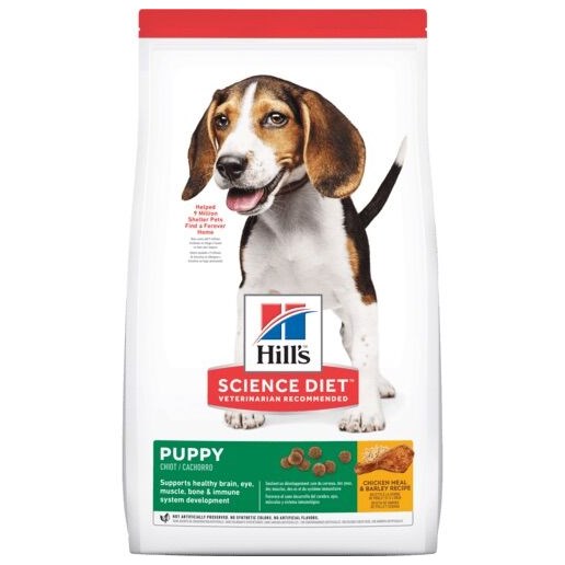 Hill's Science Diet Chicken & Barley Puppy Dry Dog Food, 4.5-Lb Bag 