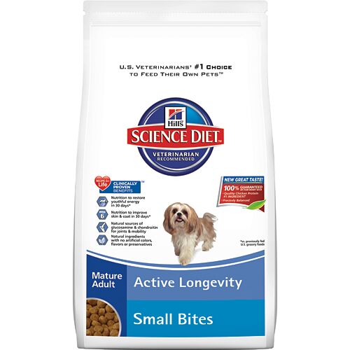 Hills Science Diet Small Bites Chicken, Barley & Rice Adult Dry Dog Food, 5-Lb Bag 