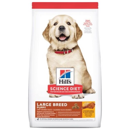 Hill's Science Diet Large Breed Chicken & Oats Puppy Dry Dog Food, 30-Lb Bag 