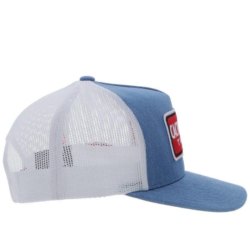 Hooey Men's CR92 Cactus Ropes Hat in Denim/White