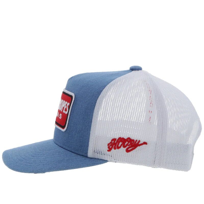 Hooey Men's CR92 Cactus Ropes Hat in Denim/White