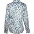 Women's "Sol" Ladies Long Sleeve Pearl Snap Shirt In White Floral Pattern