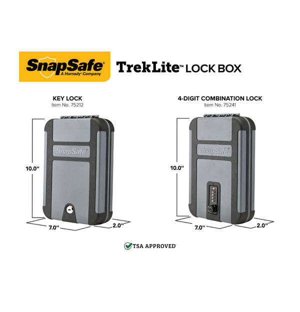 SnapSafe XL TrekLite Lock Box