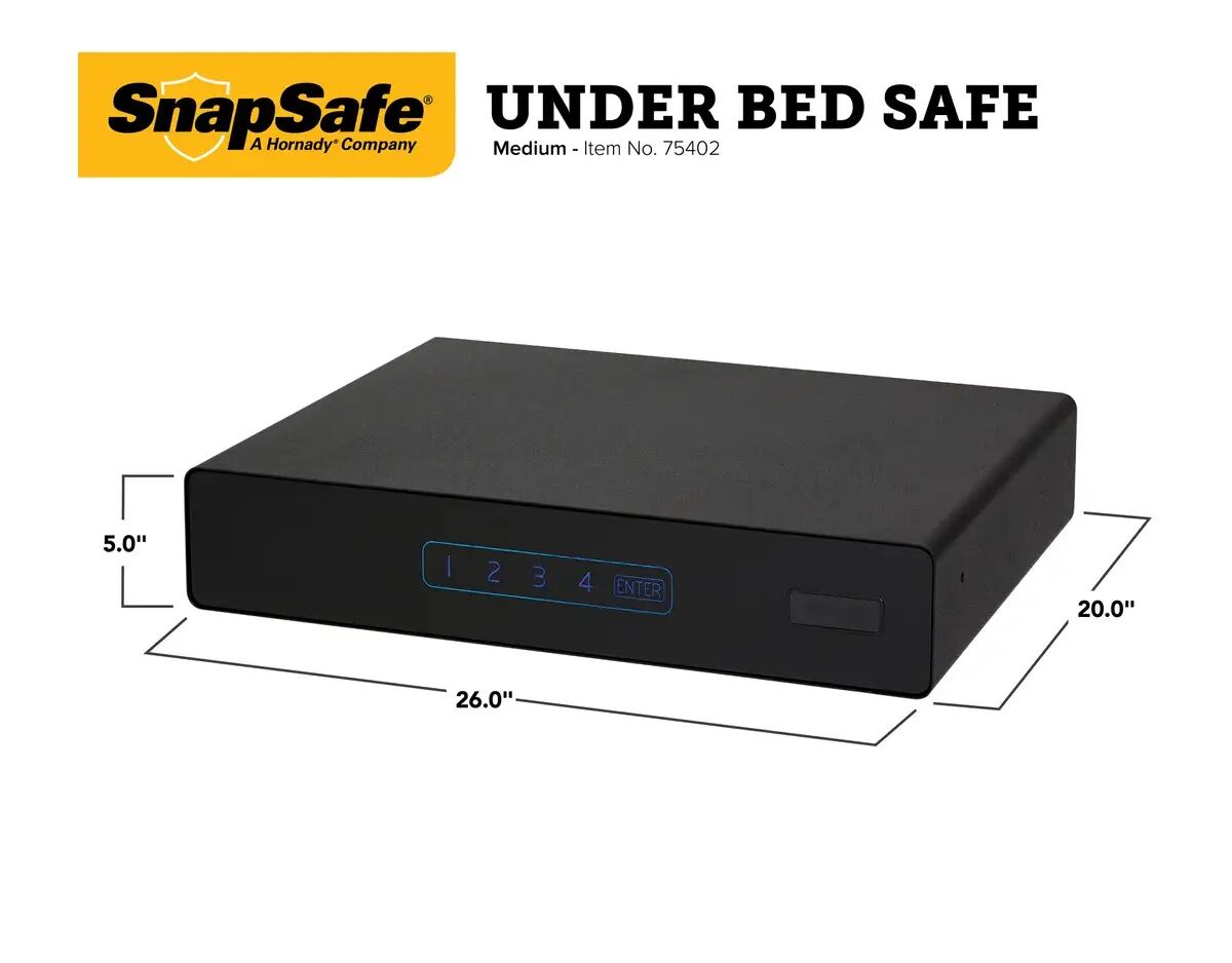 SnapSafe Medium Under Bed Safe